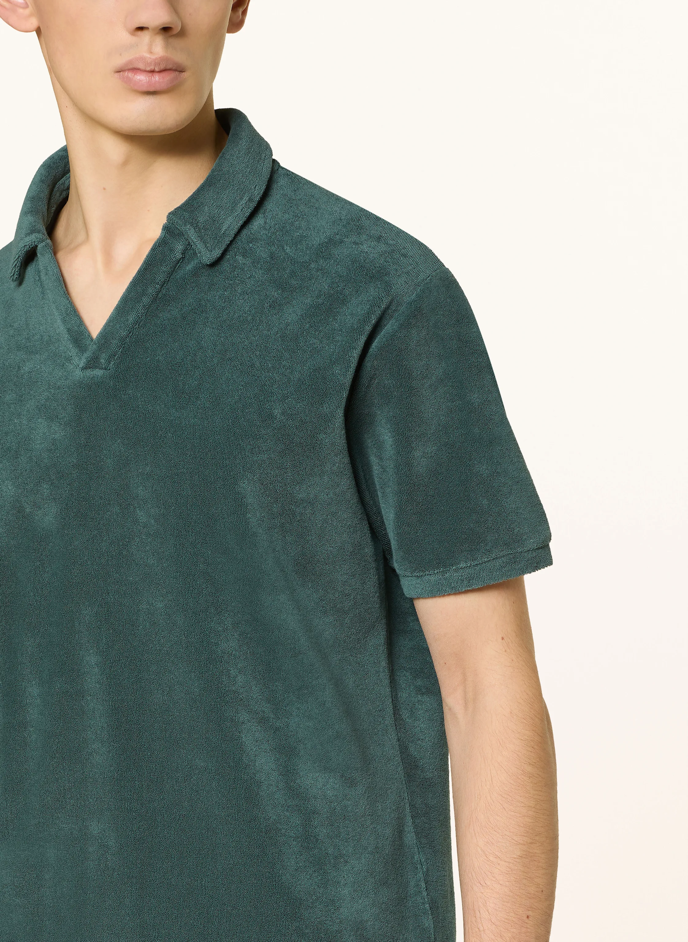 Juvia Frottee-Poloshirt