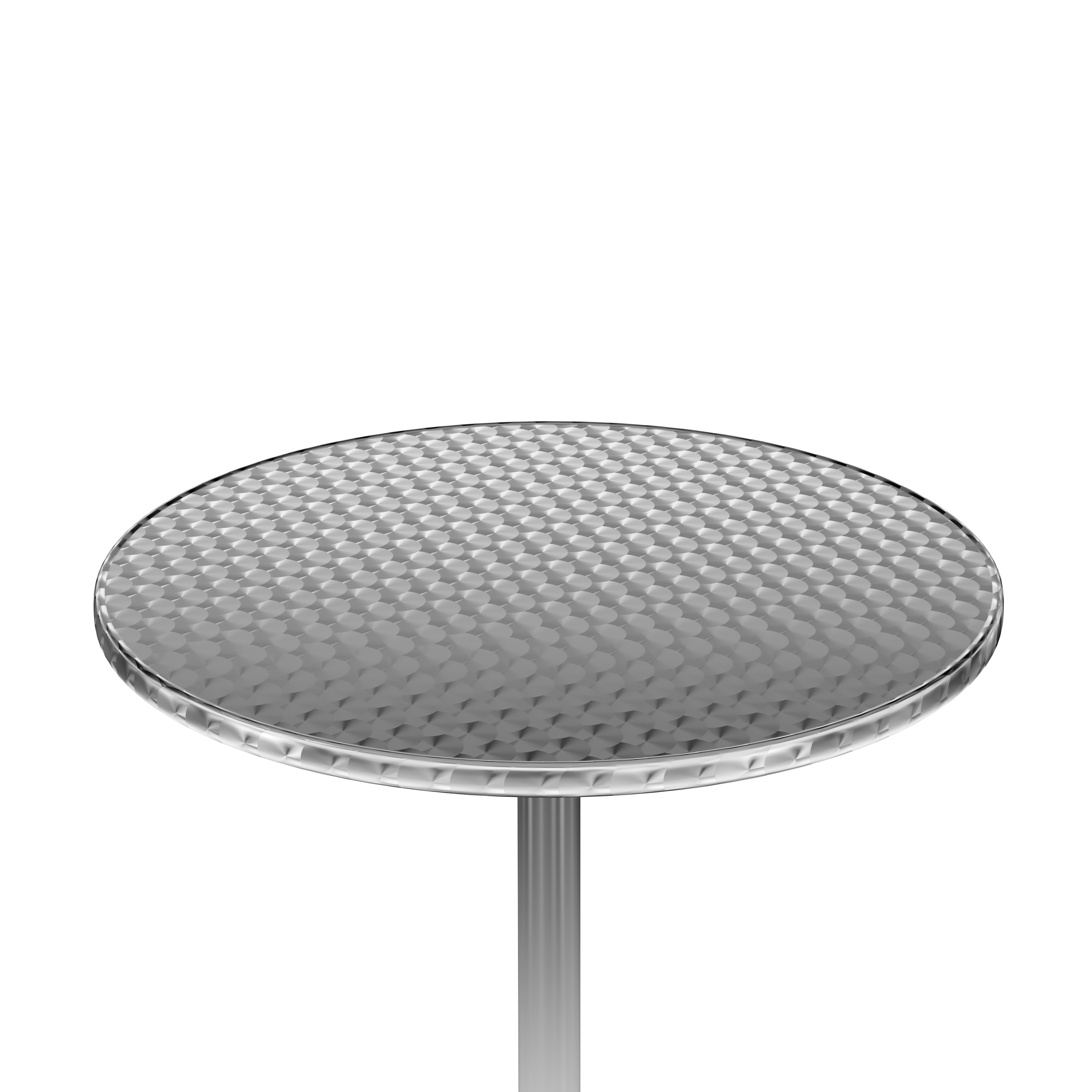 Bistrotisch Stehtisch XXL Alu rund 70 x 72-112 cm