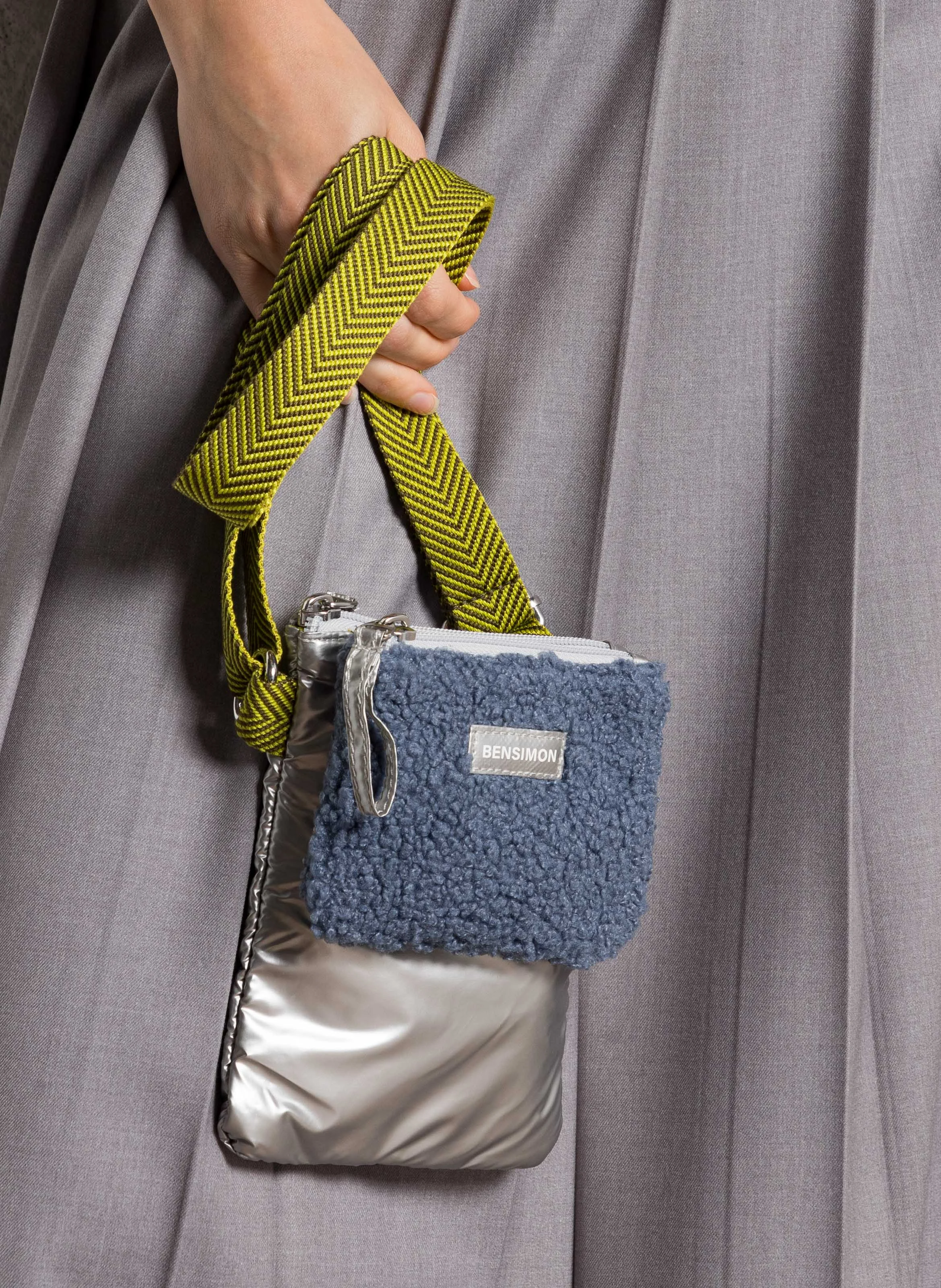 MESSINE - Sac téléphone | Argent
