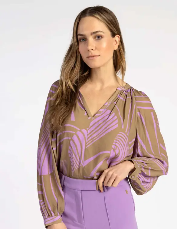 Aaiko Blouse Alanza print