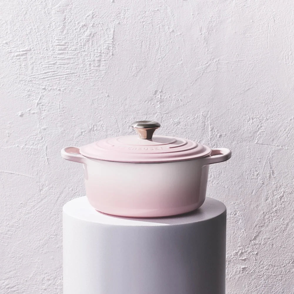 Le Creuset braadpan Signature Shell Pink