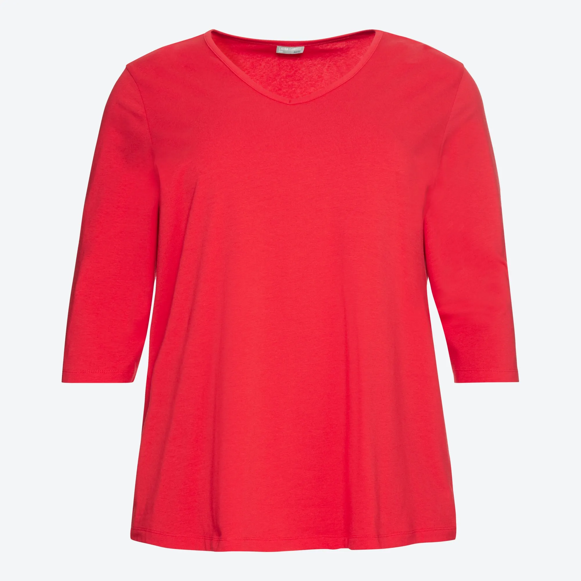 Damen-Shirt mit 3/4-Ärmeln, große Größen