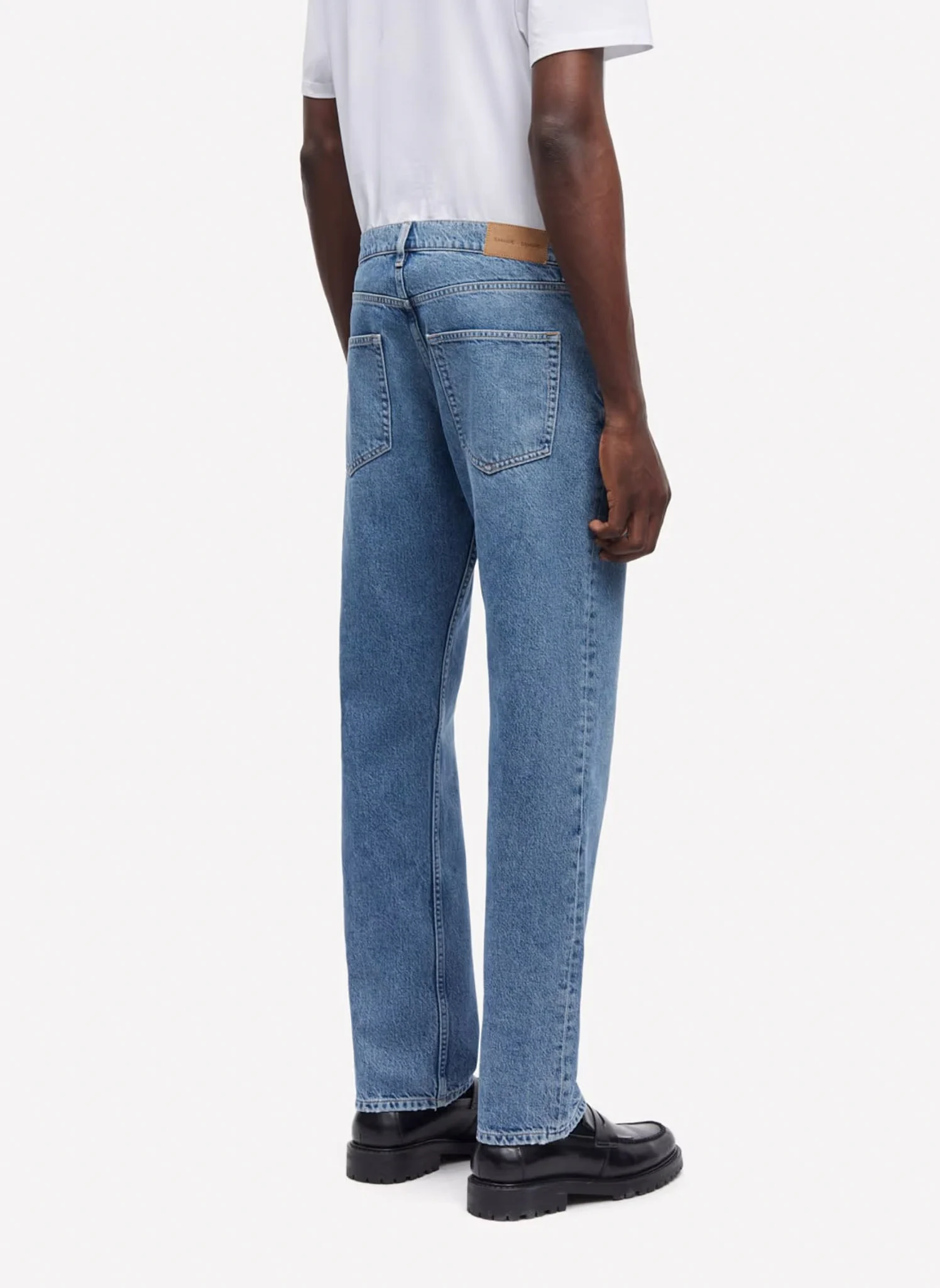 SATAYLOR - Jean droit en coton bio | Bleu