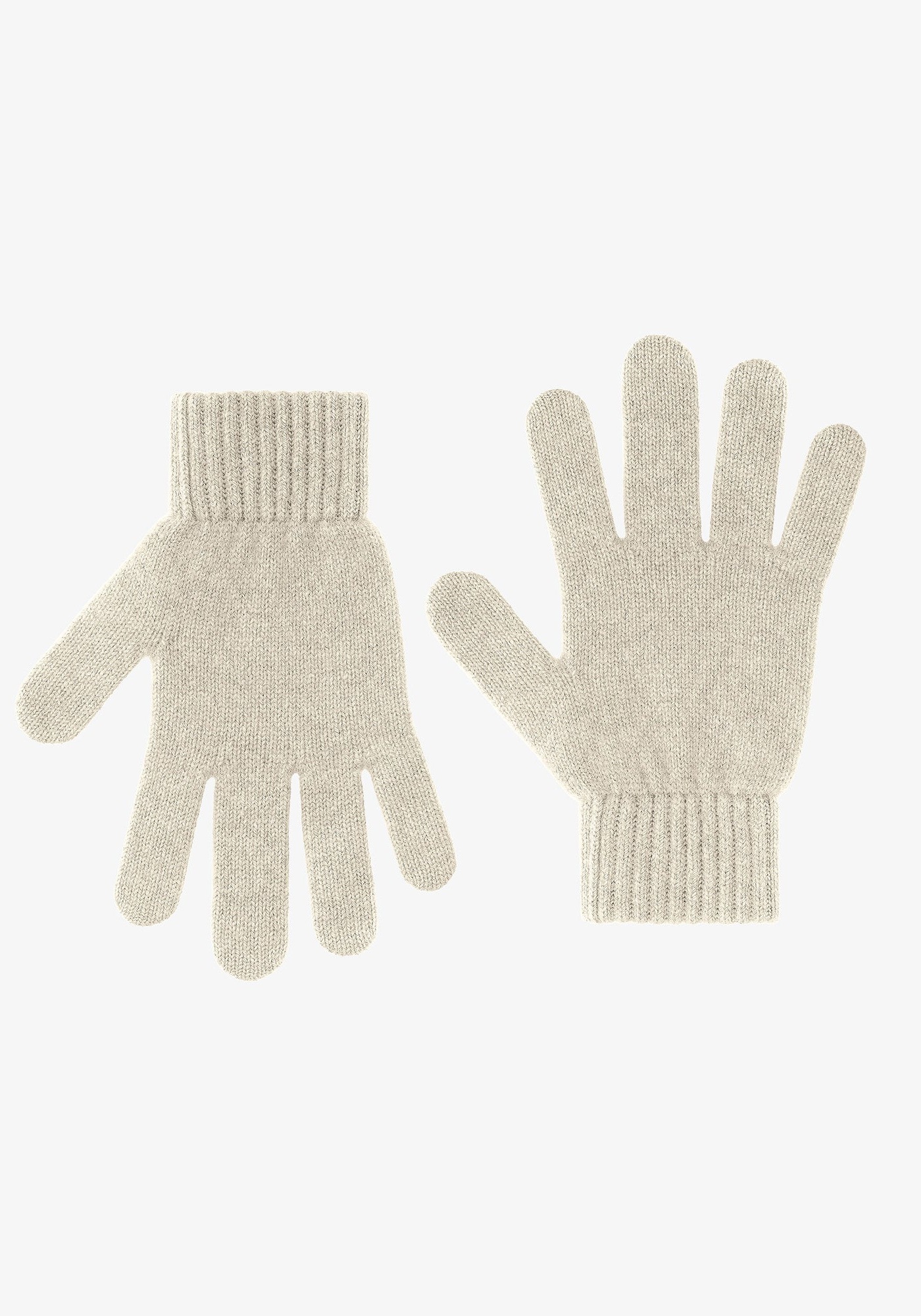 Colorful Standard Merino-Wollhandschuhe Ivory White