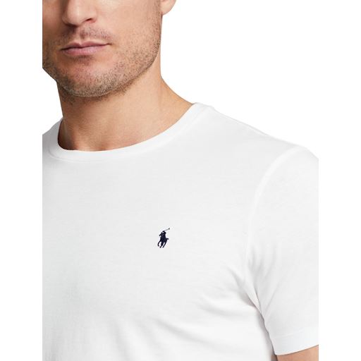 Ralph Lauren Cotton Jersey Nattrøje, White, L