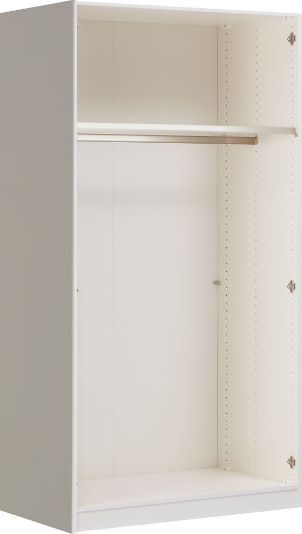 MODUL ONE Drehtürenschrank - Creme / B: 102.0 cm x T: 59.0 cm x H: 195.0 cm