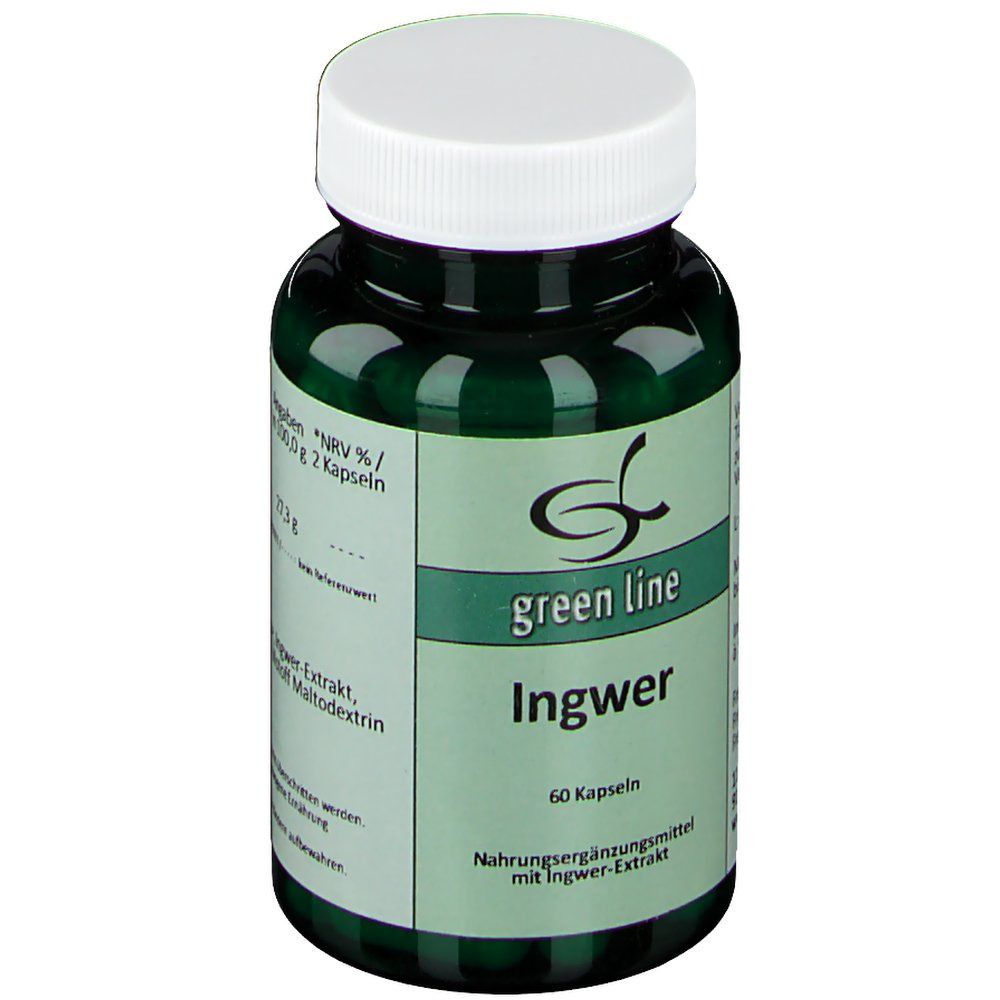 green line NUTRITHEKE Ingwer