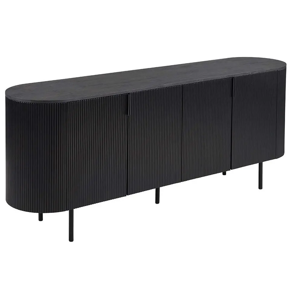 Rousseau Dressoir Lagos - 200 x 45 x 80 cm - Donkerbruin