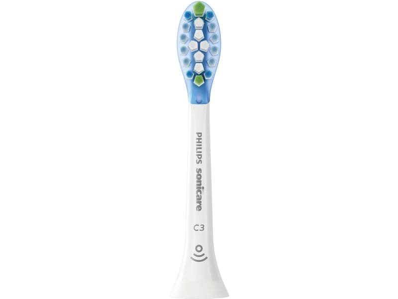 Philips Zahnbürstenkopf C3 Prem. Plaque Defense HX9044/17 4 Ersatzbürsten für Philips Sonicare Schallzahnbürsten