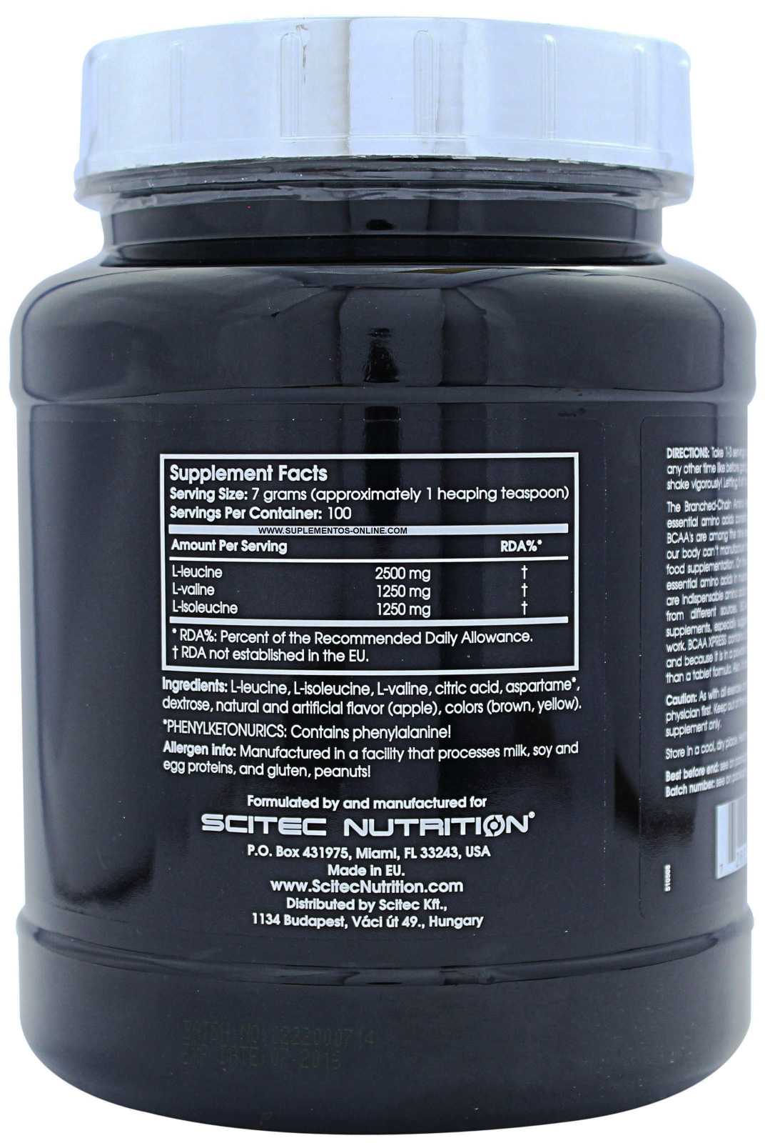 Scitec Nutrition BCAA Xpress 700 g