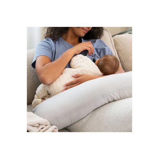 Coussin maxxy doomoo   Petits pois gris        de               Babymoov