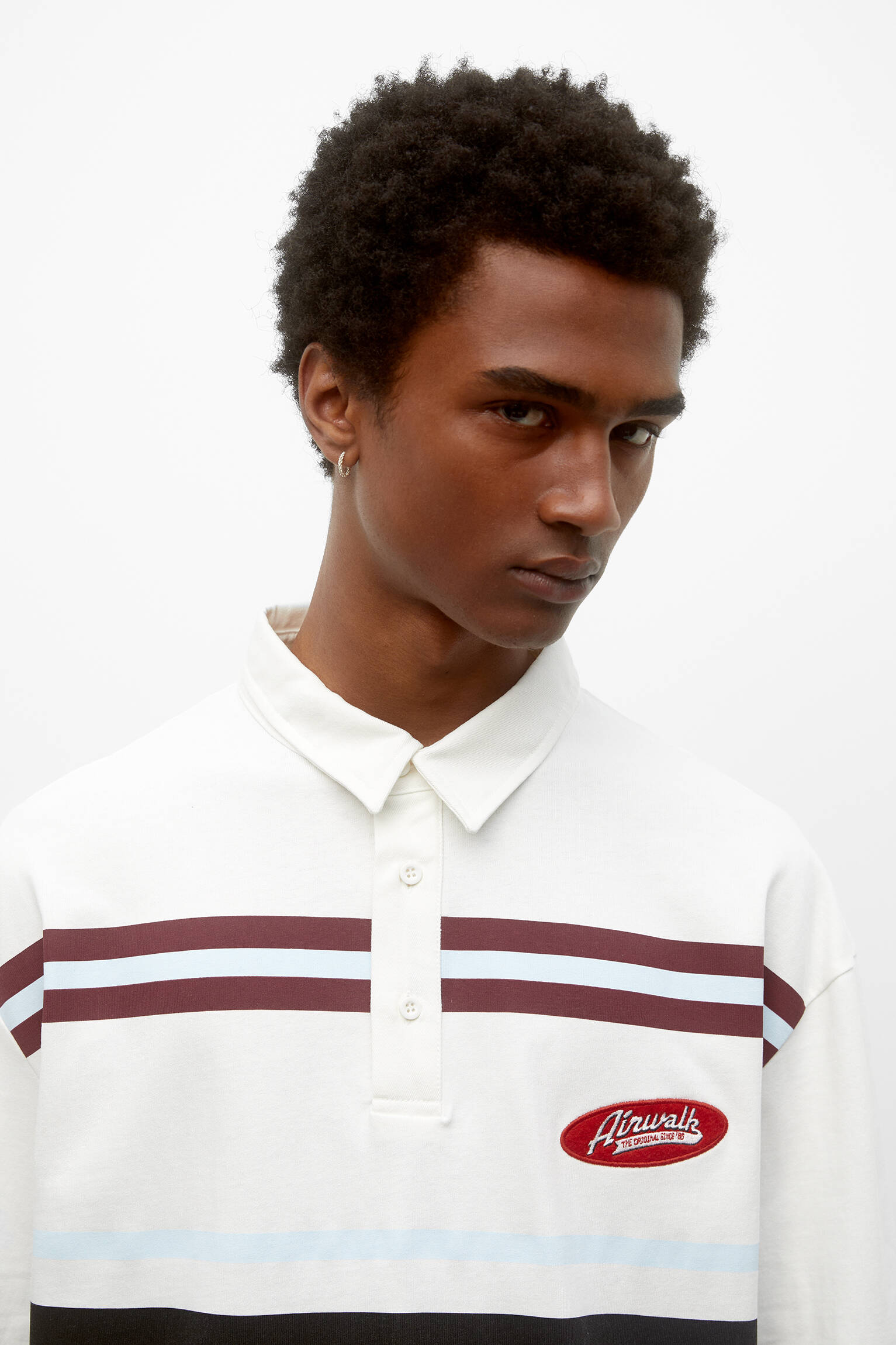 Polo de manga comprida Airwalk - Listras