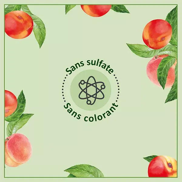 Gel de banho Le Petit Marseillais Organic Peach Nectarine Eco-Refil 250ml