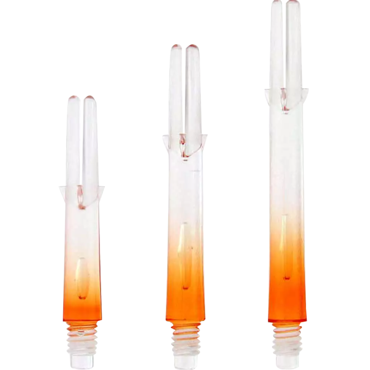 L-Style - L-Shaft Lock Straight TwoTone - Transparent Orange