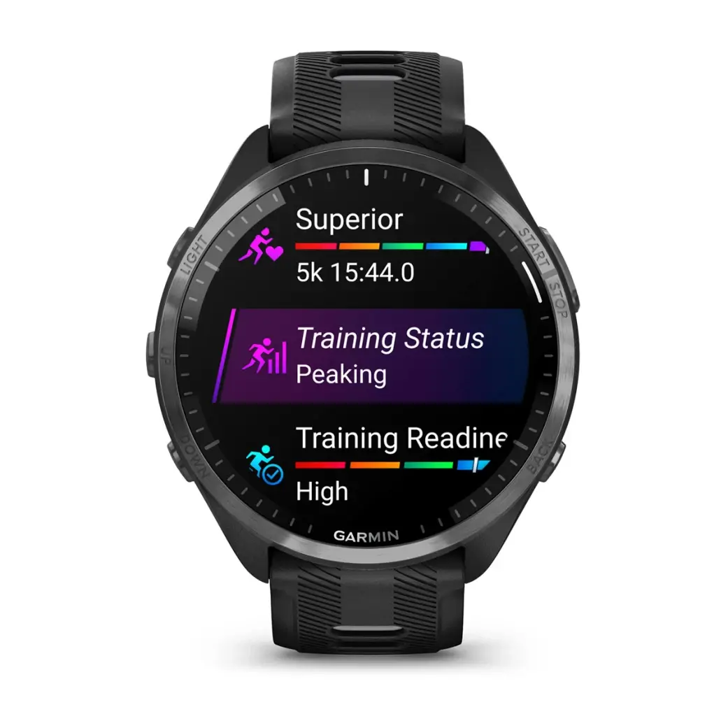 Garmin Forerunner 965 GPS Sporthorloge Zwart
