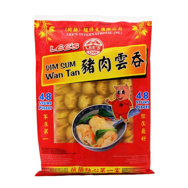 CHM Bevroren Wan Tan Dumpling met Varkensvlees 48st 760g