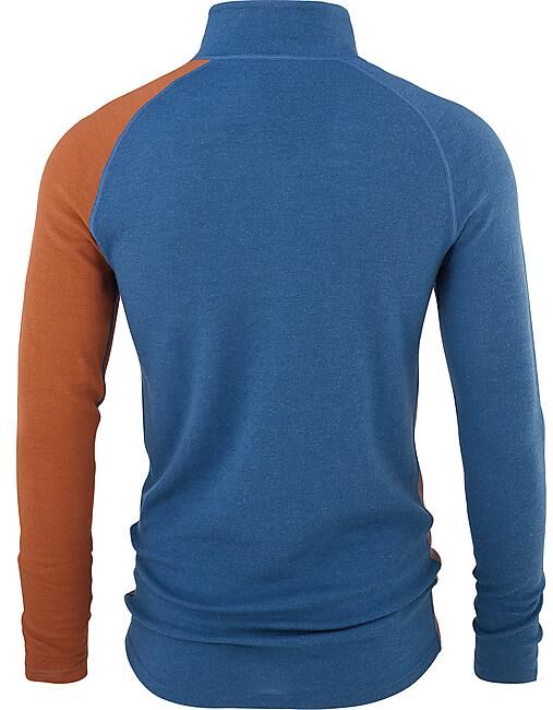BULA - T-SHIRT ML DEMI ZIP GEO MERINO WOOL HALFZIP M