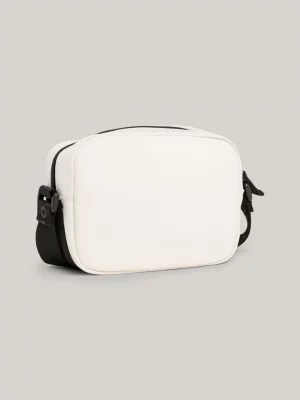 Bolsa transversal Essential com patch de logotipo