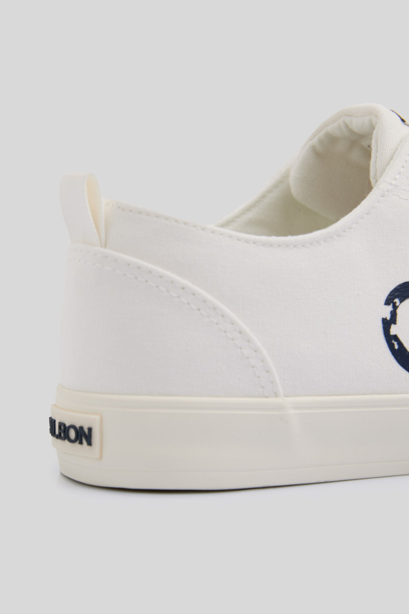 Tênis de lona branco estampado - Branco