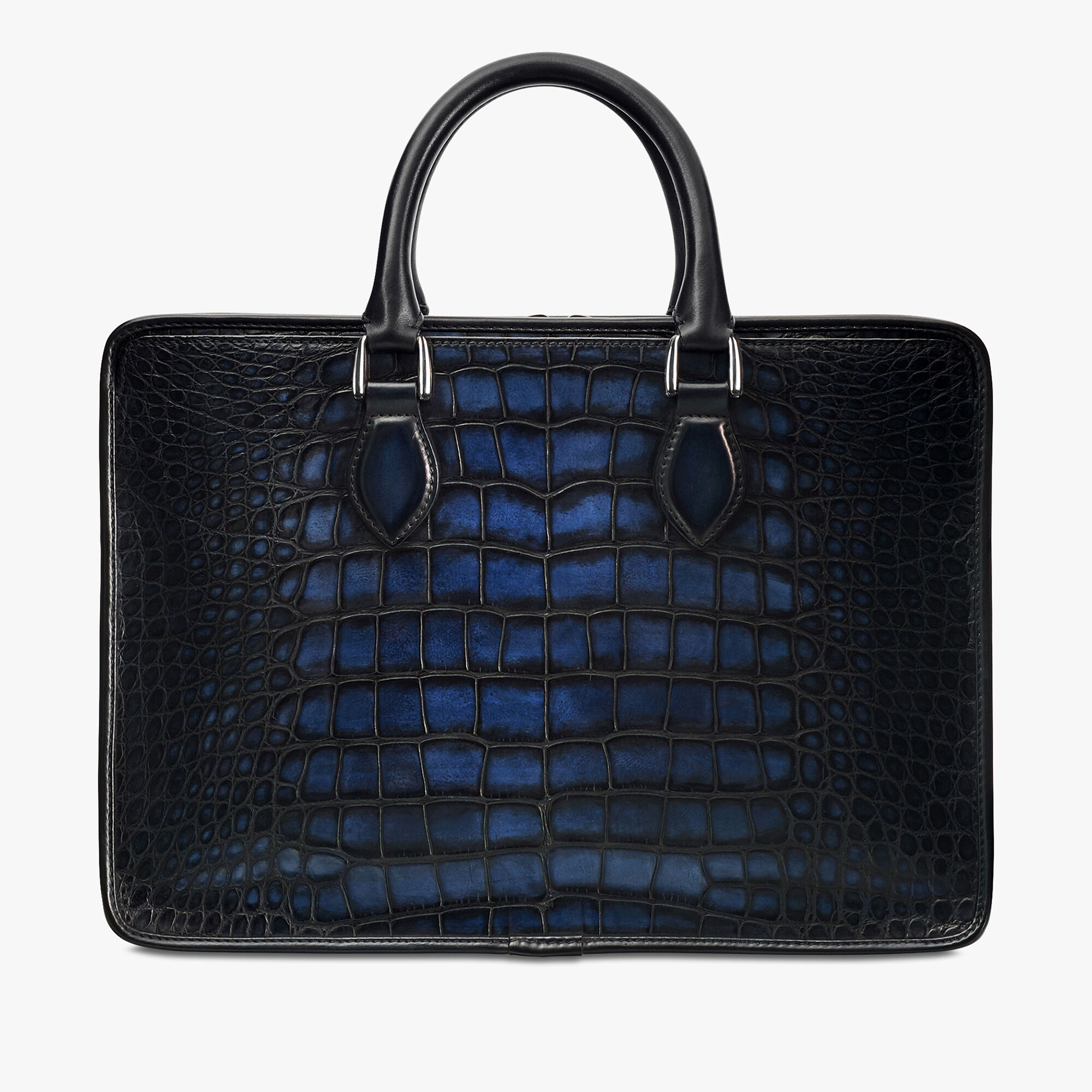 Cartable Un Jour Mini En Cuir d'Alligator