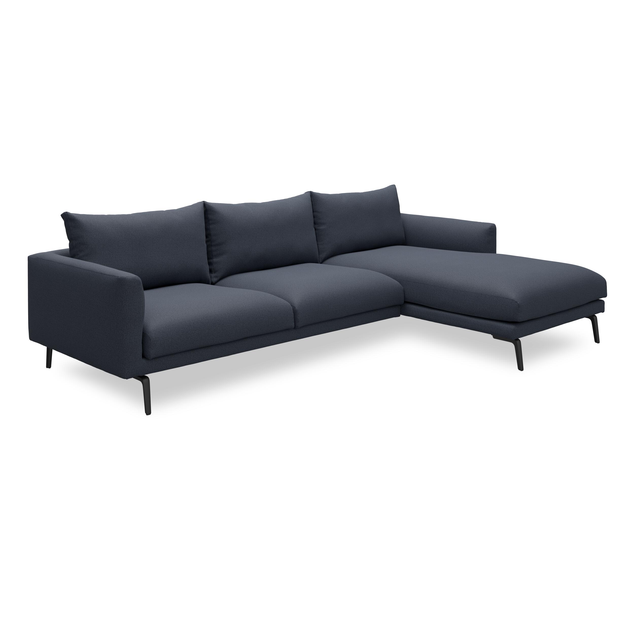 Hallsberg højrevendt sofa med chaiselong