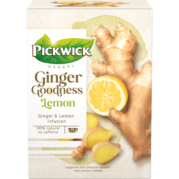 Pickwick Ginger Goodness Lemon Kruidenthee