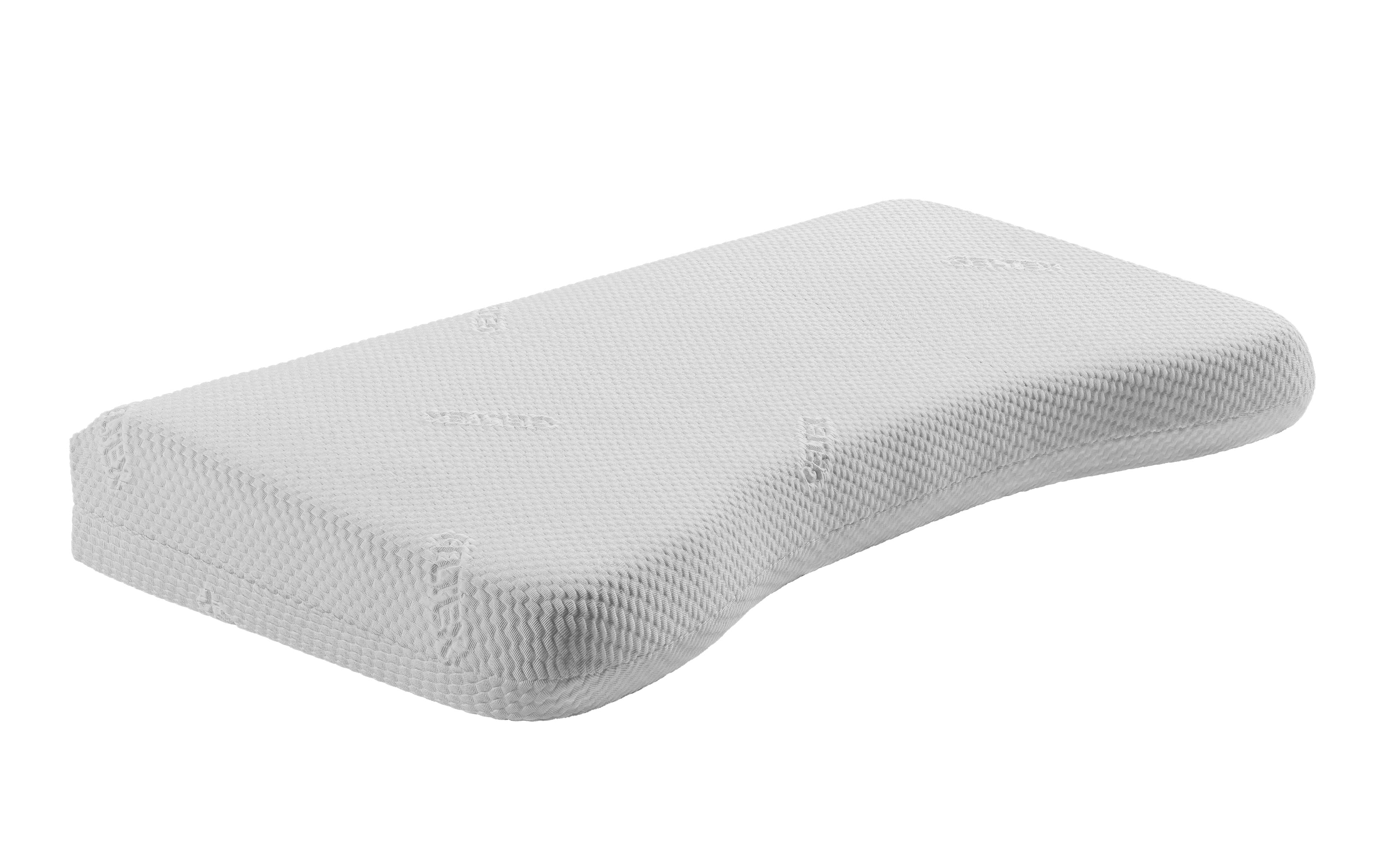 Kissen Geltex Flat, weiß, 70 x 35 cm