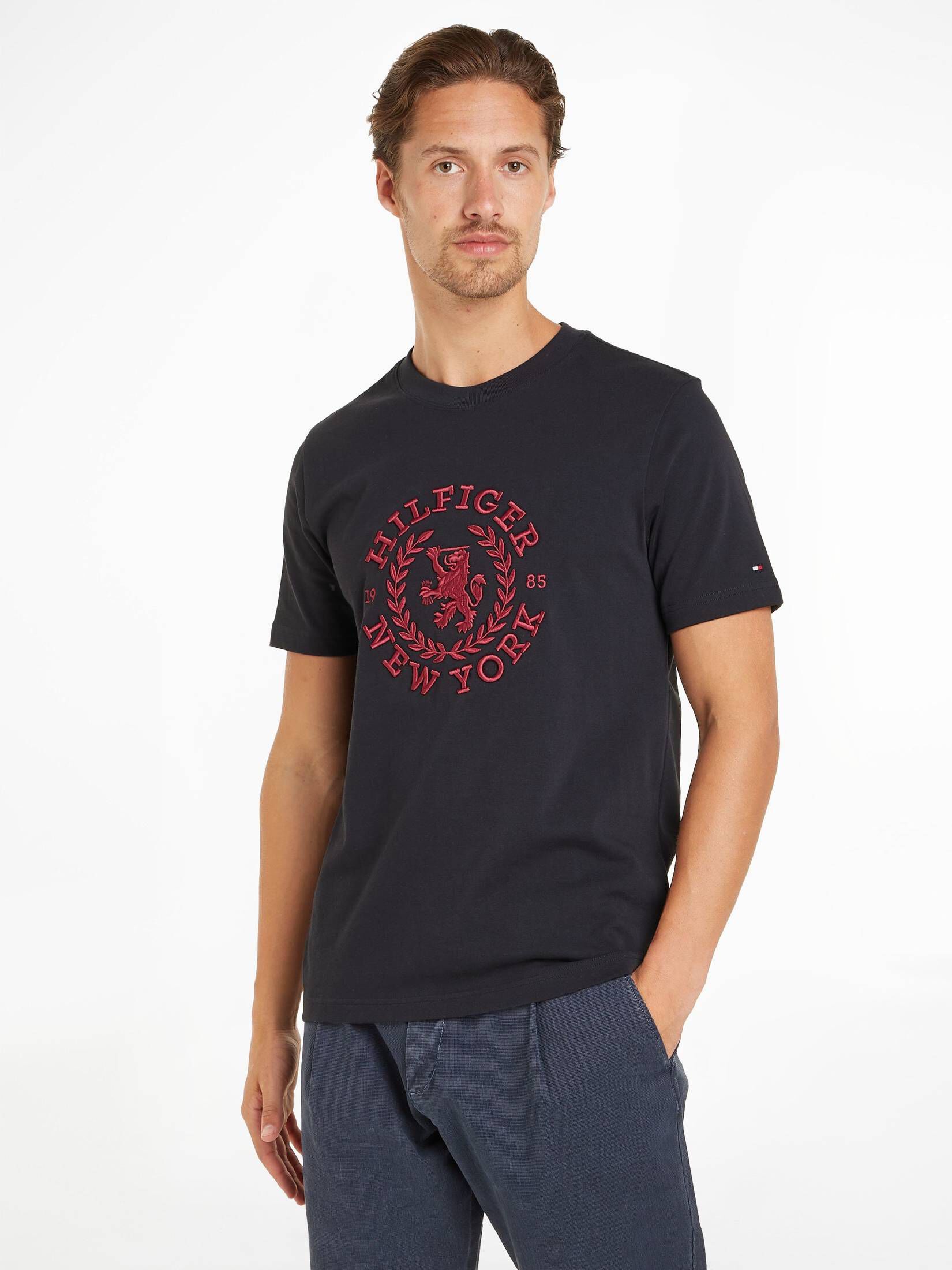 Tommy Hilfiger| Herren T-Shirt BIG ICON CREST TEE
