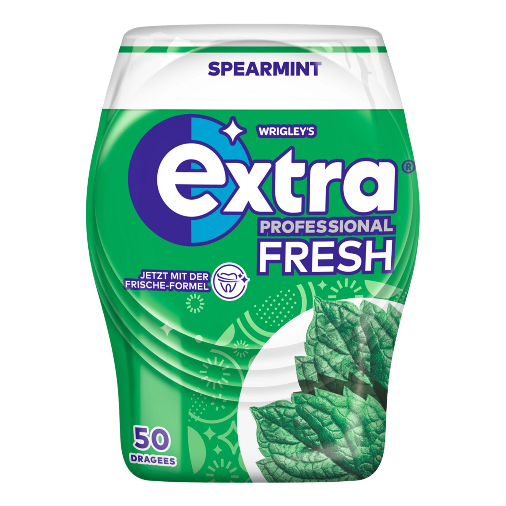 Wrigley's Extra Professional Spearmint zuckerfrei Dose 50 Stück, 12er Pack