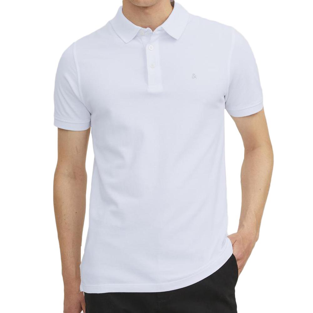 Jack & Jones Polo Blanc Homme Jack & Jones Paulos
