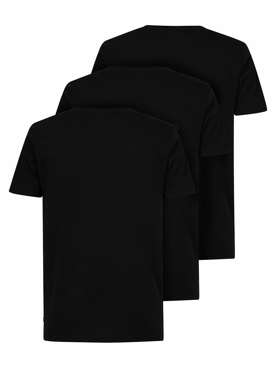 INDÚSTRIAS PETROLÍFERAS<br>Conjunto de 3 camisetas lisas de gola redonda