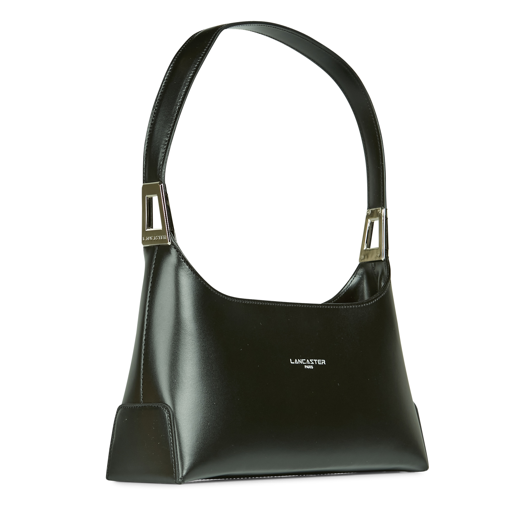 ACE - Sac Baguette zippé en cuir| Noir