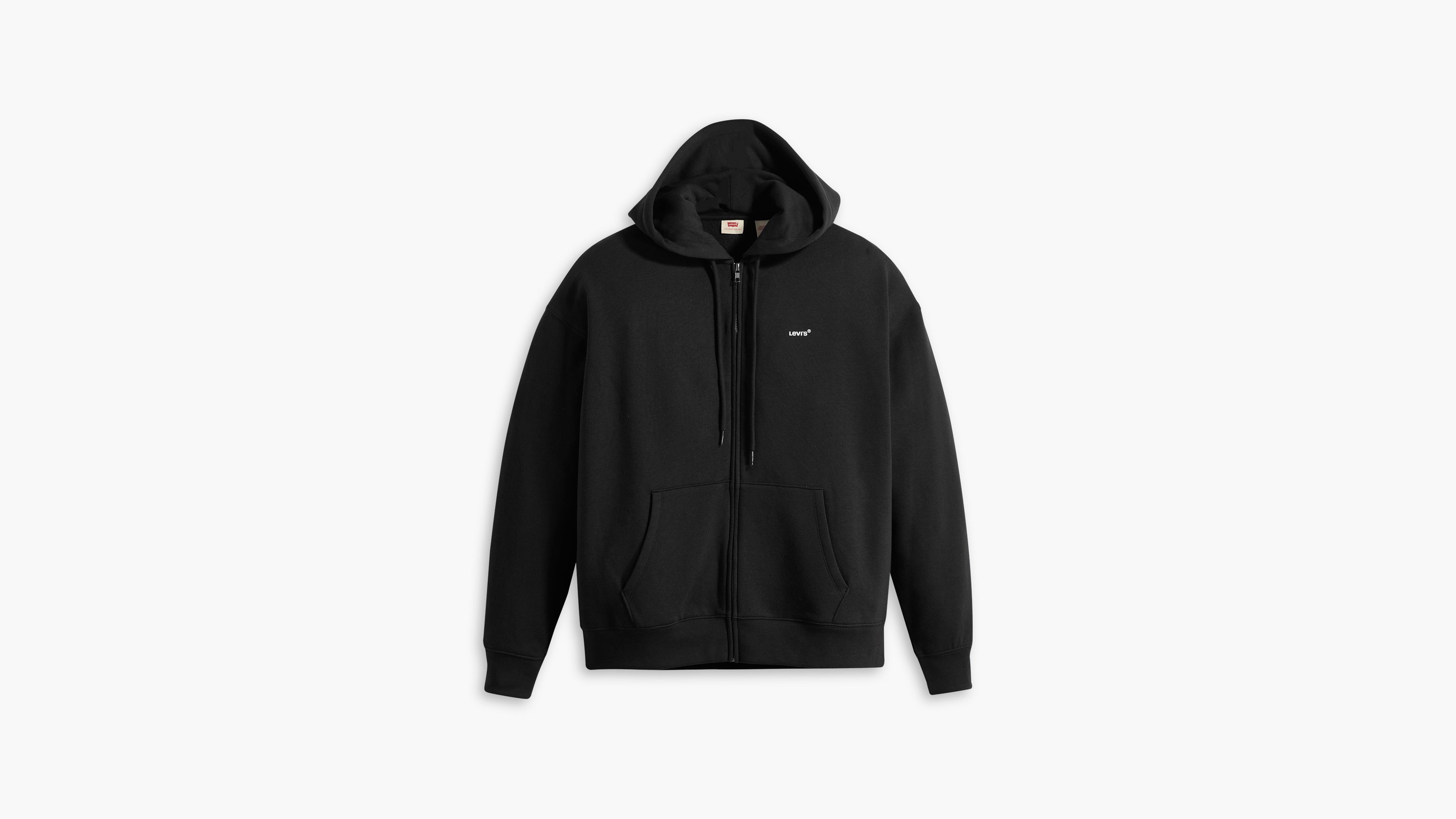 Sweat à capuche zippé Everyday - Caviar - Noir