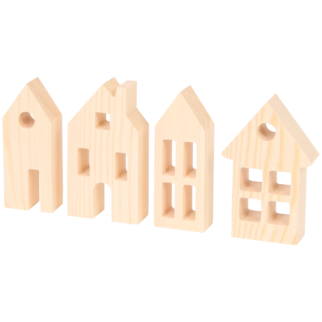 Maisons en bois à décorer Hobby Flora