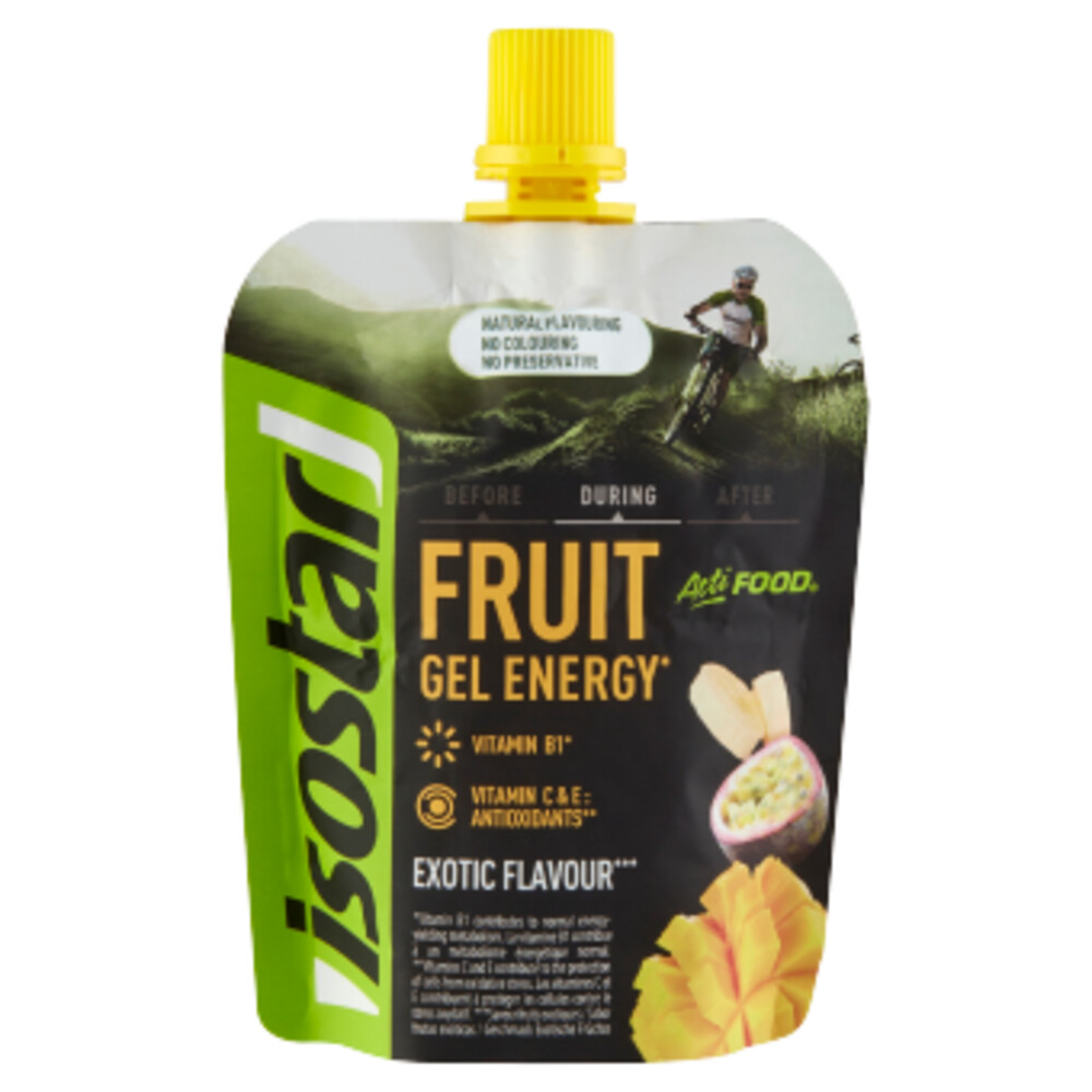 6x Isostar Actifood Exotic 90 gr