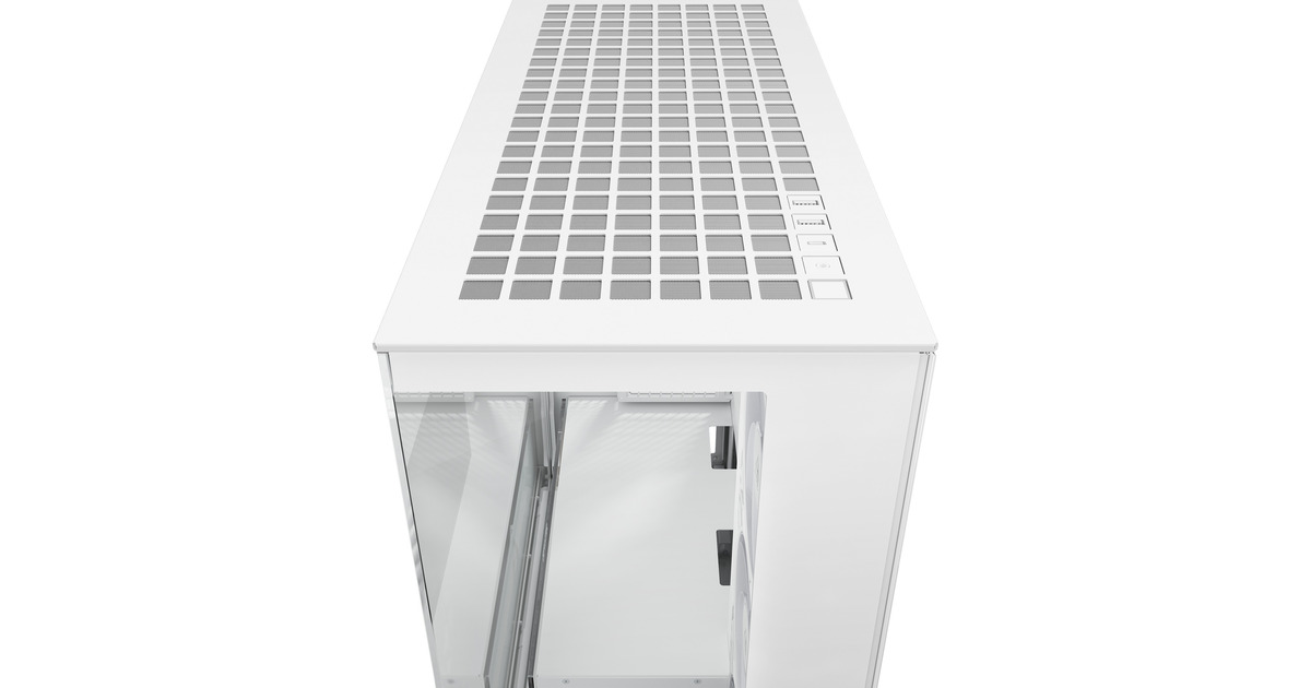 ARCTICXtender midi tower behuizing  (Wit | 2x USB-A | 1x USB-C | RGB | Tempered Glass)