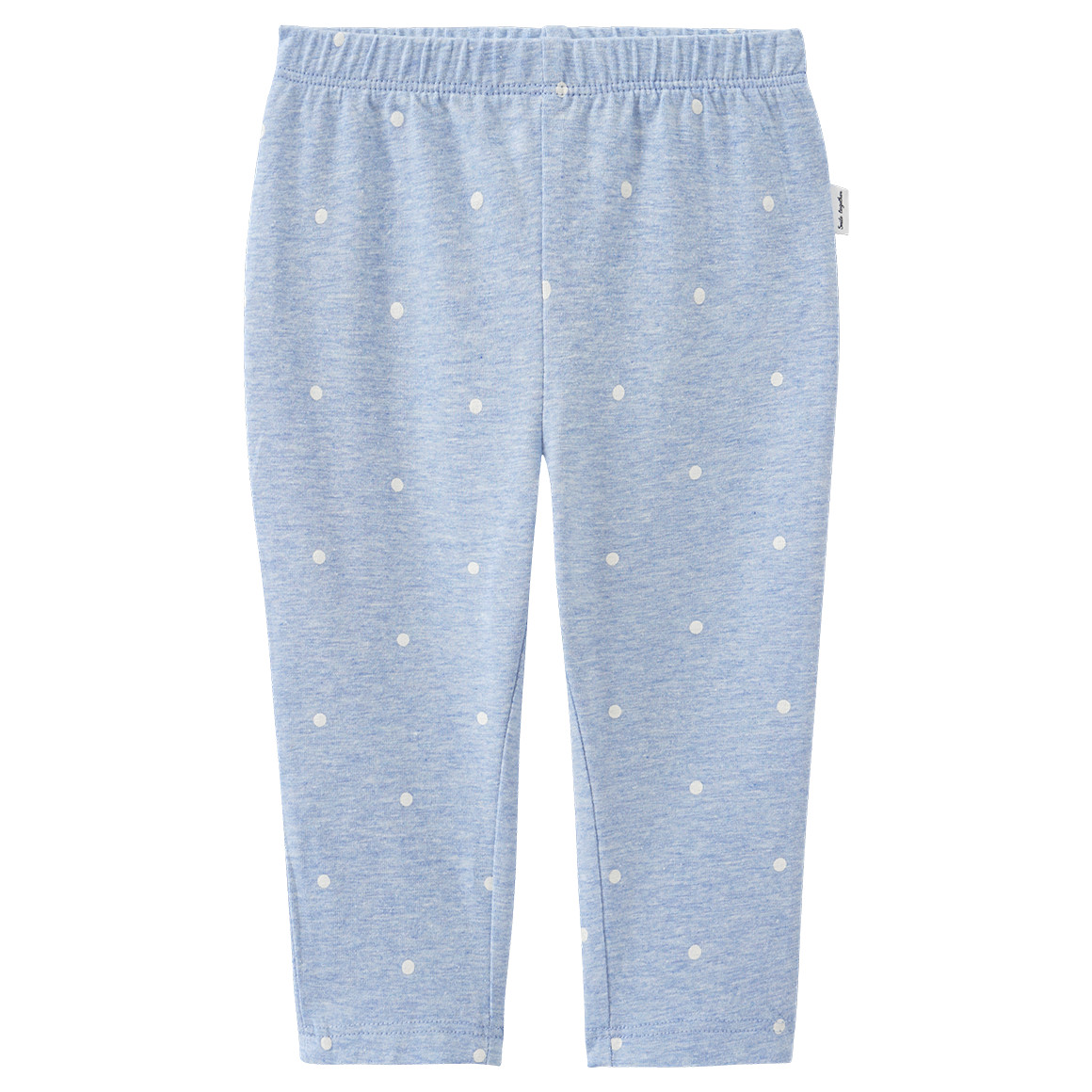 Topomini Baby Leggings mit Punkte-Allover hellblau
