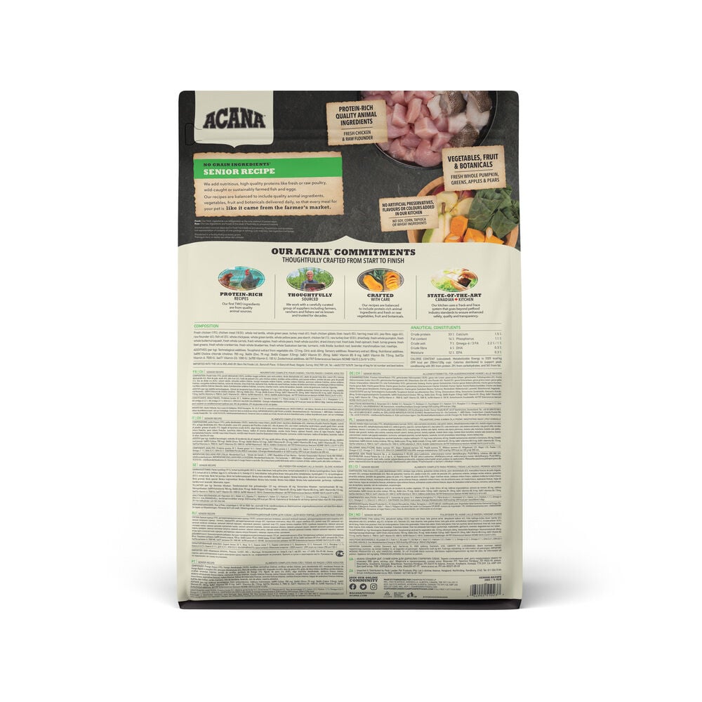 Acana Dog recipe Senior - Hondenvoer - 2 Kilogram - gevogelte