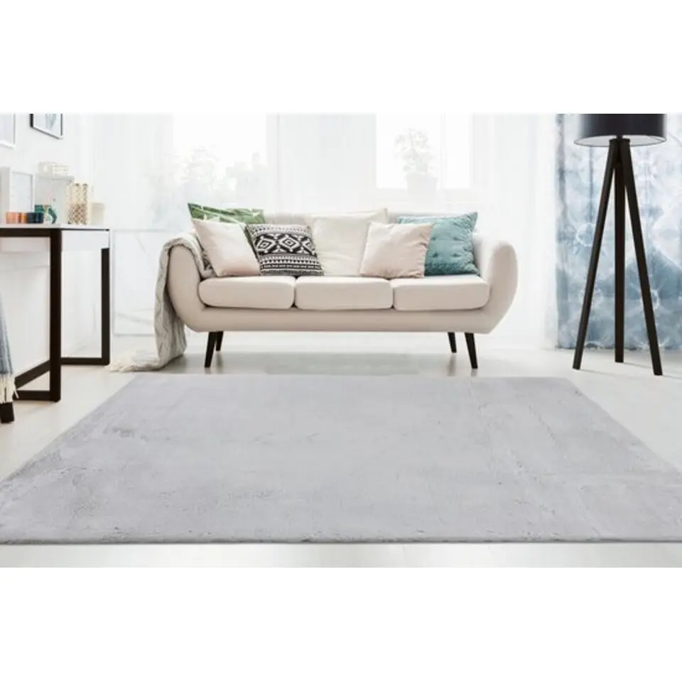 Emotion Vloerkleed Fluffy - Superzacht 200x290 Zilver