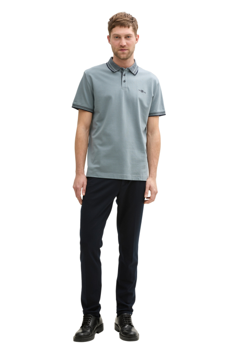 Tom Tailor blauwe heren polo