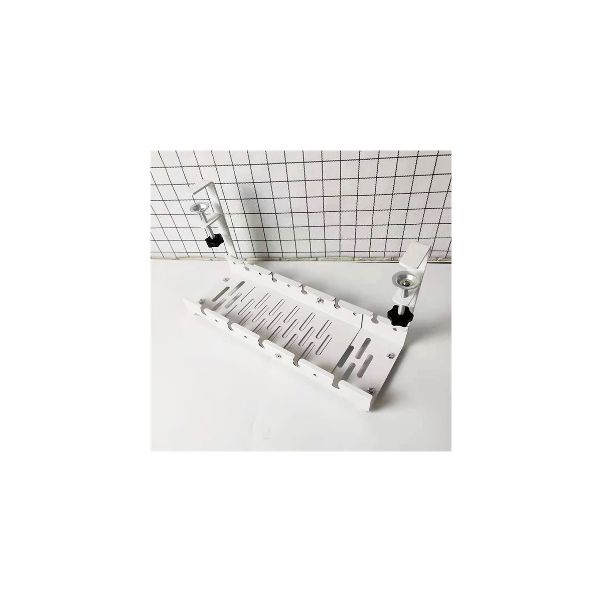 Effektiv Kabelorganisator for Skrivebord – Justerbar fra 30,5 til 55 cm