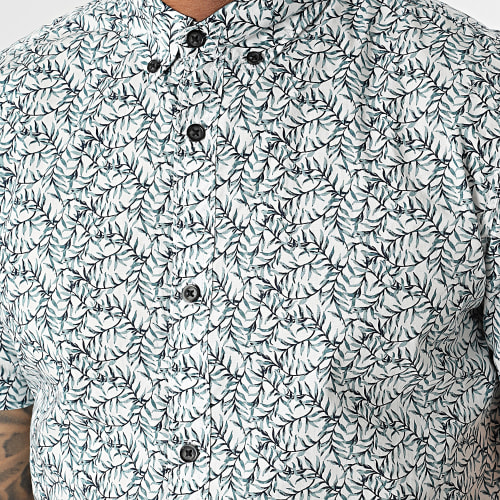 Chemise Manches Courtes Dek Mason AOP Blanc Floral