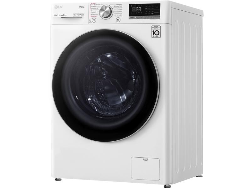 LG Waschmaschine F4WV708P1E Links Frontloader mit 8 kg Ladekapazität