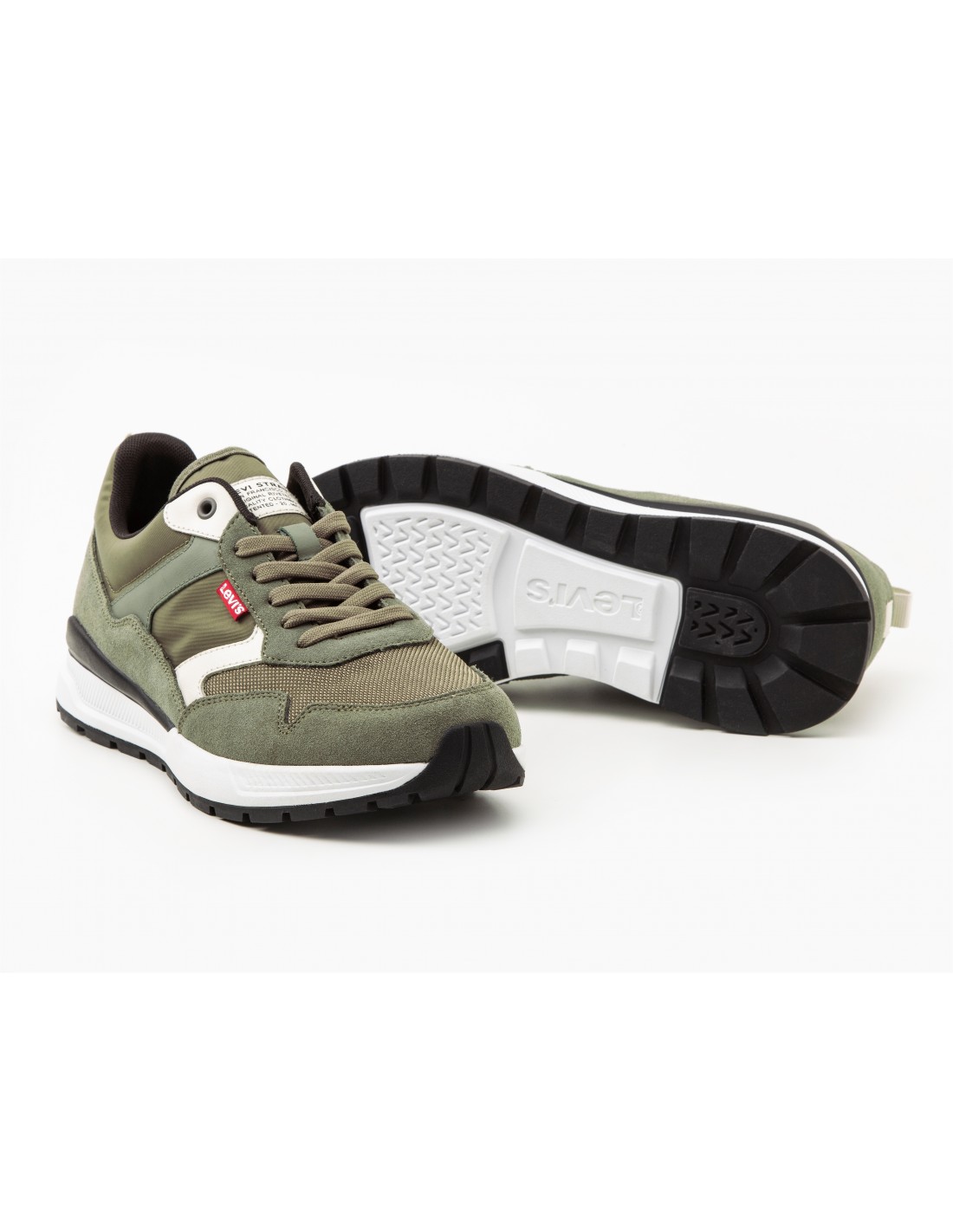 levi's Baskets de ville Homme Running Oats Refresh Kaki