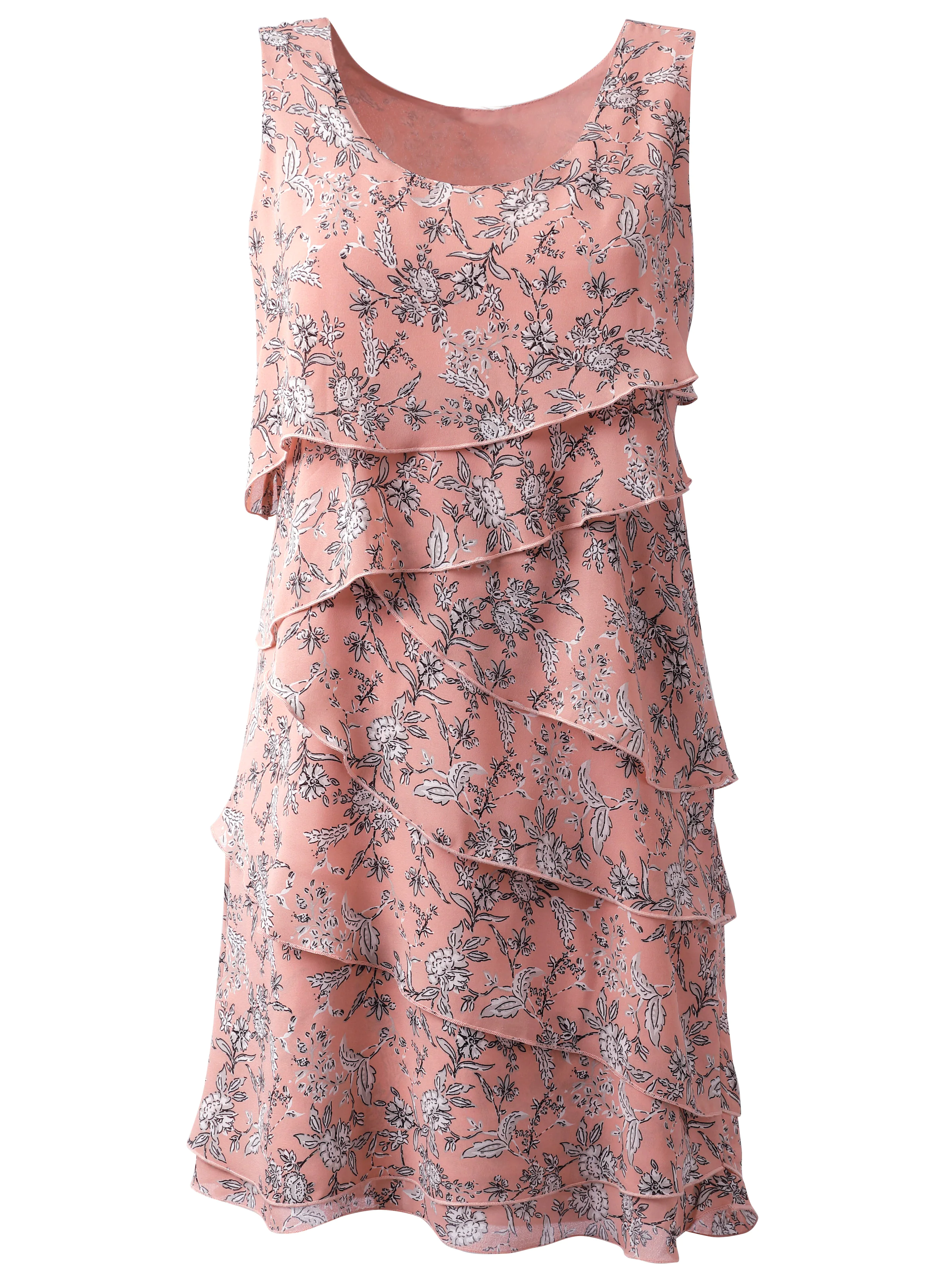 Druckkleid in puder-bedruckt