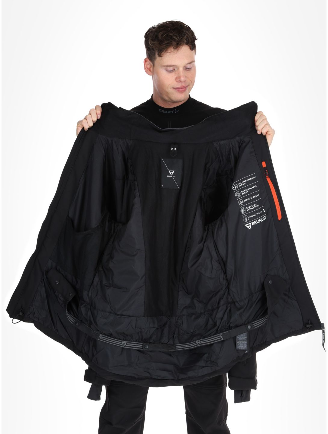 Twinstroke softshell ski-jas heren