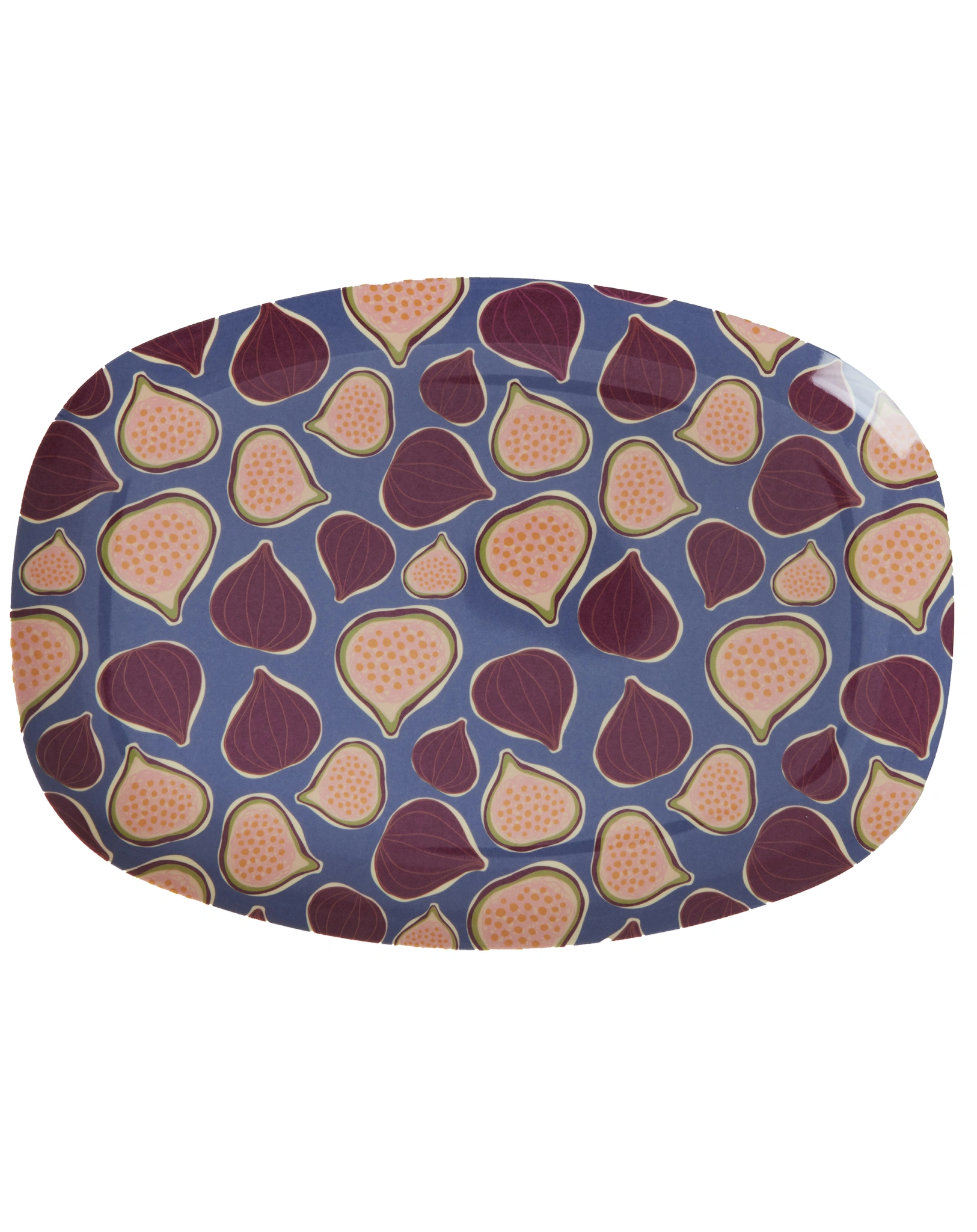 Melamin-Servierteller FIGS IN LOVE in purple