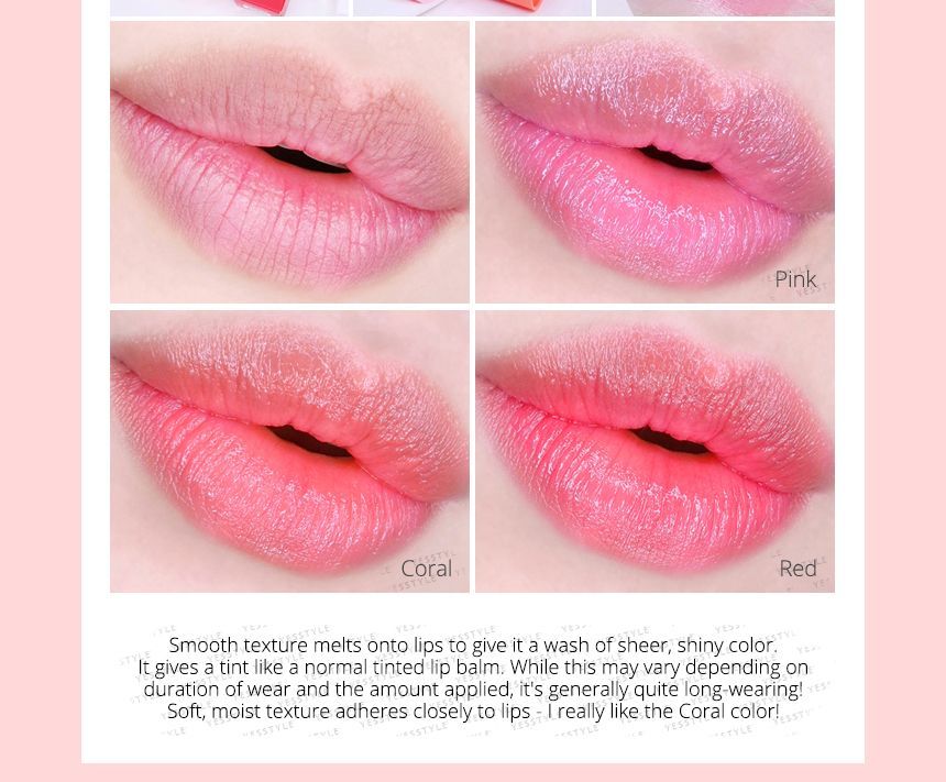 RiRe - Moisture Tint Lip Balm - 4 kleuren