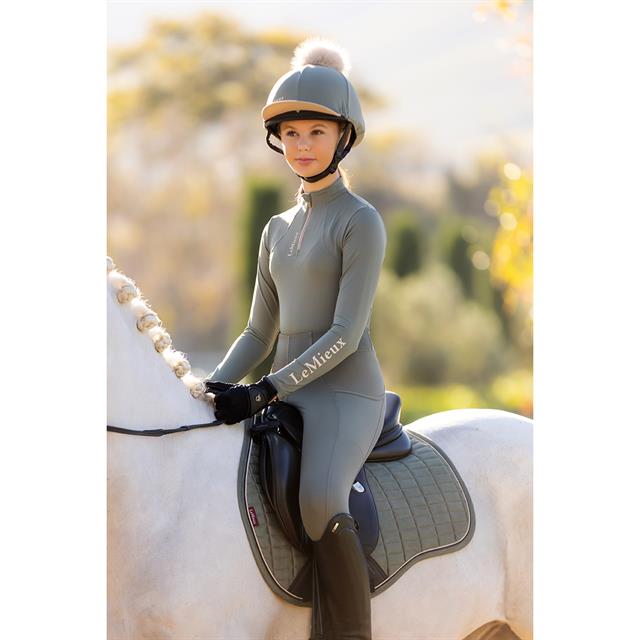 Trainingsshirt LeMieux Young Rider Classique Kids Groen