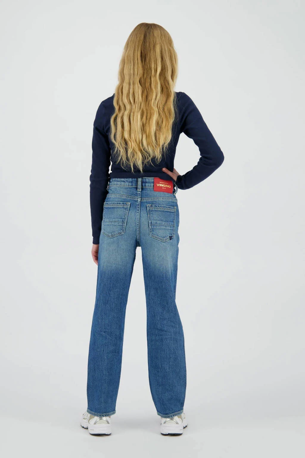 Vingino relaxed regular waist regular fit jeans medium blue denim